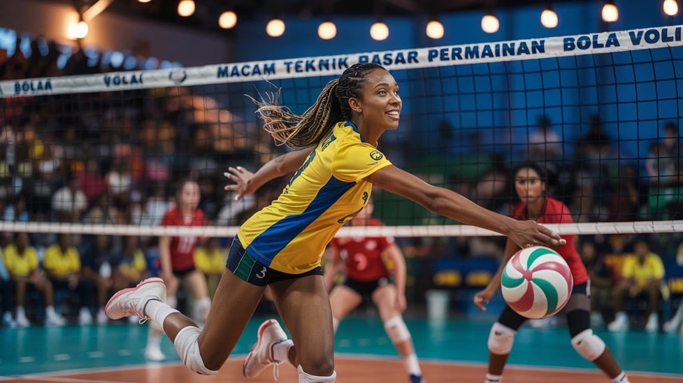 Strategi Formasi Voli Menghadapi Serangan Smash Keras